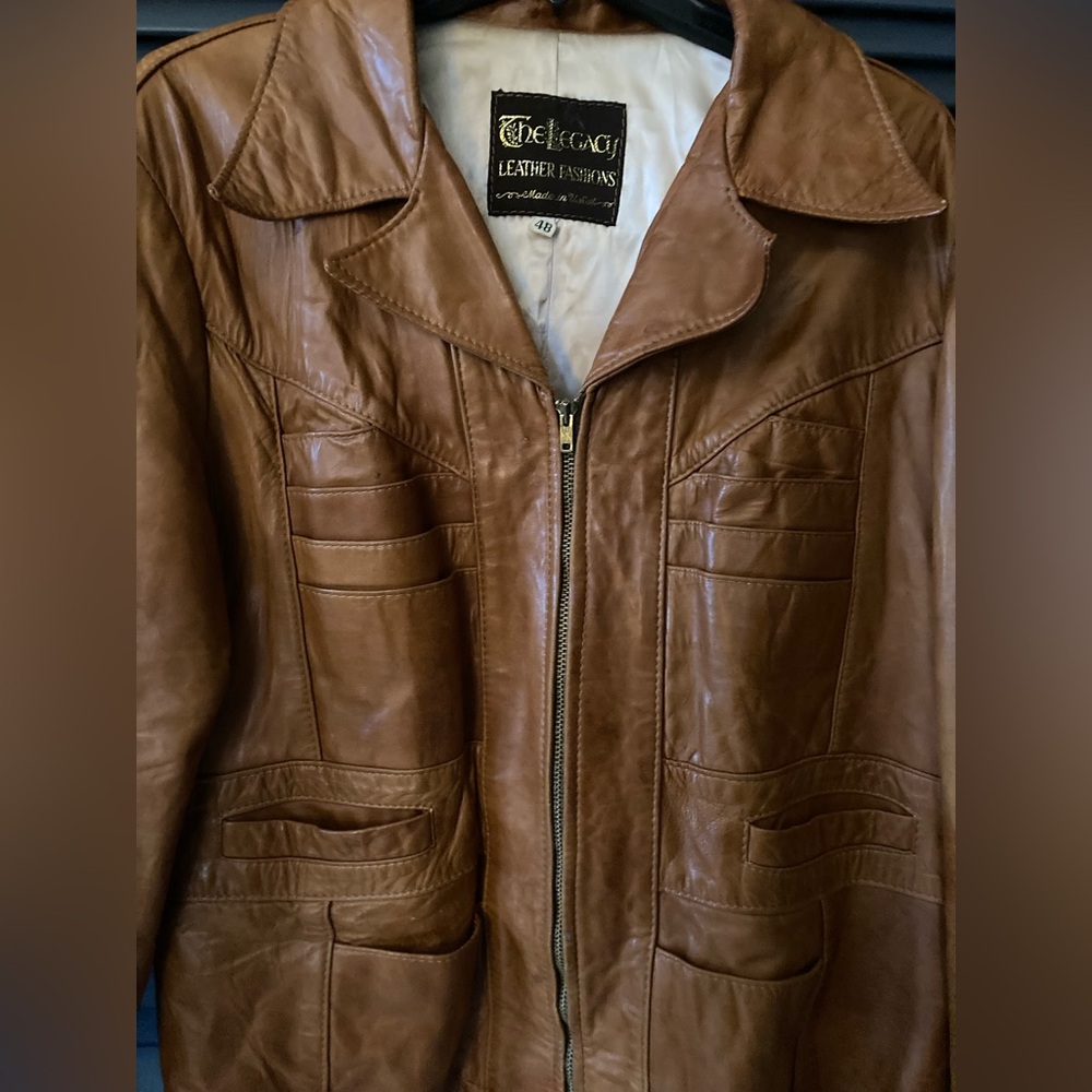 Vintage leather jacket - Picture 6 of 16